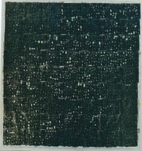 „Milchstrasse“, 165 x 165 cm, Mischtechnik auf Zeichenpapier, 1996